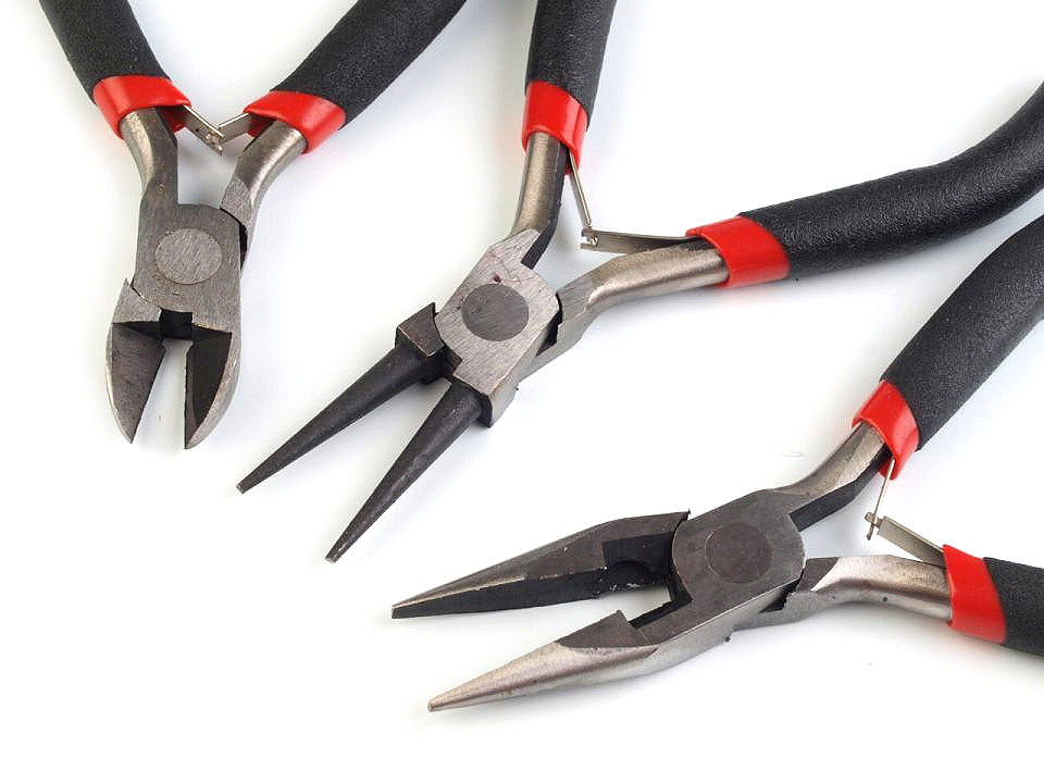 Set clești pentru bijuterii - Negru (1 Bucată)