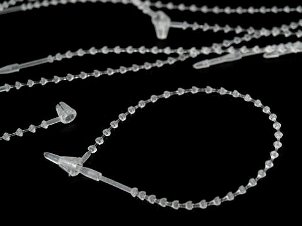 Agățători din plastic pentru etichete - Transparent (1 Sac)