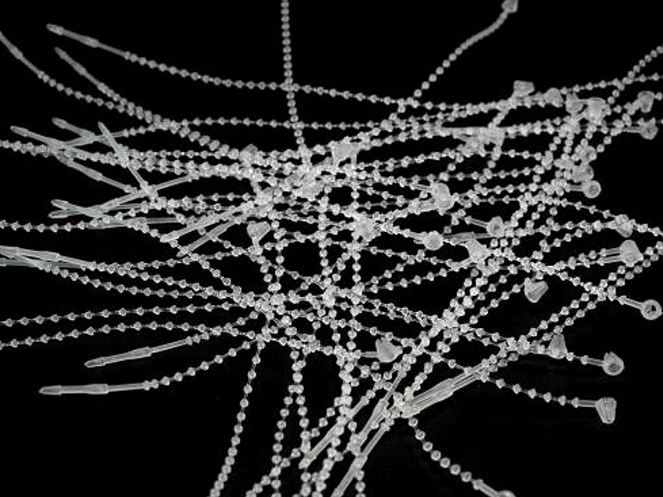 Agățători din plastic pentru etichete - Transparent (1 Sac)