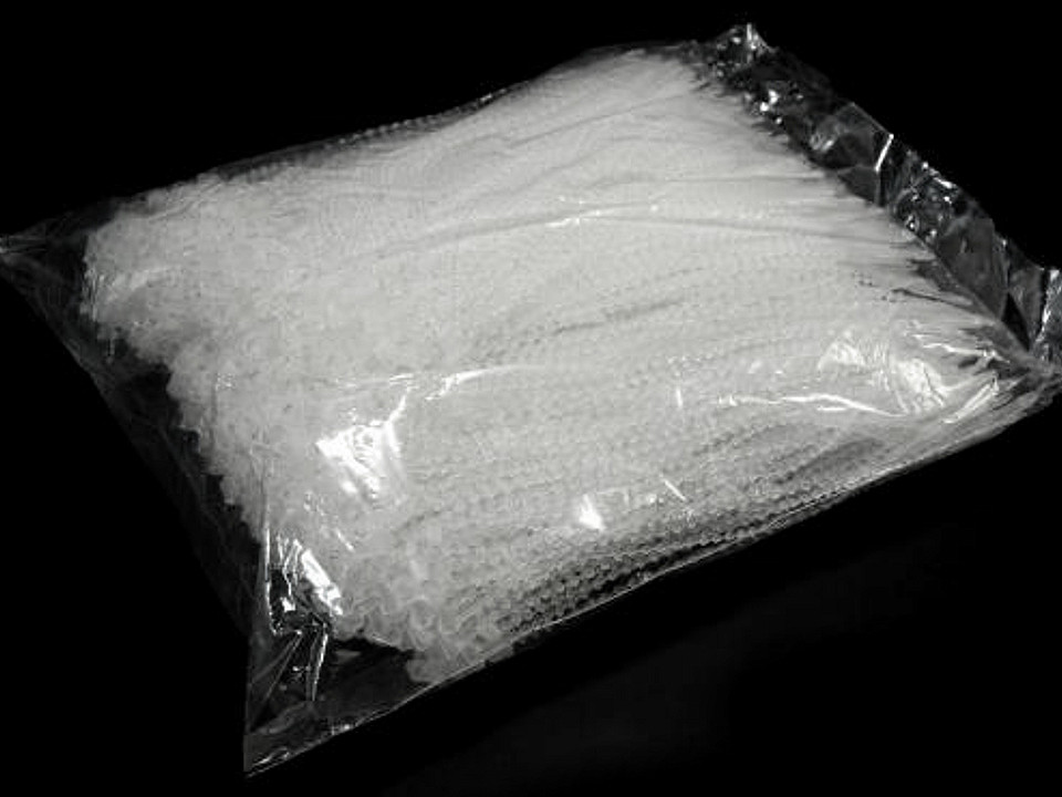 Agățători din plastic pentru etichete - Transparent (1 Sac)