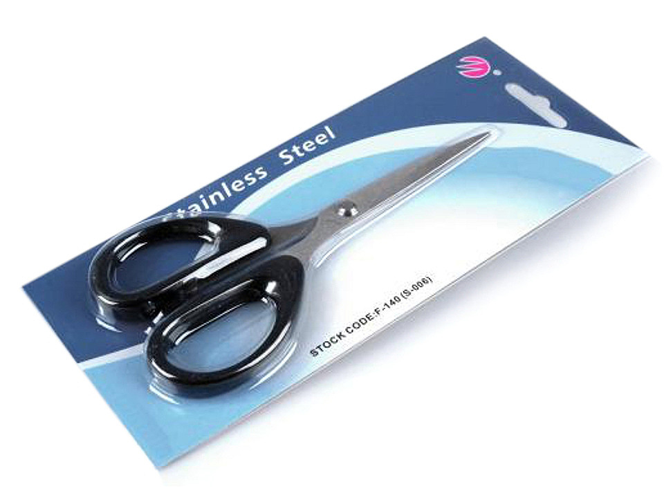 Foarfecă universală, lungime 14 cm - Negru (1 Bucată)