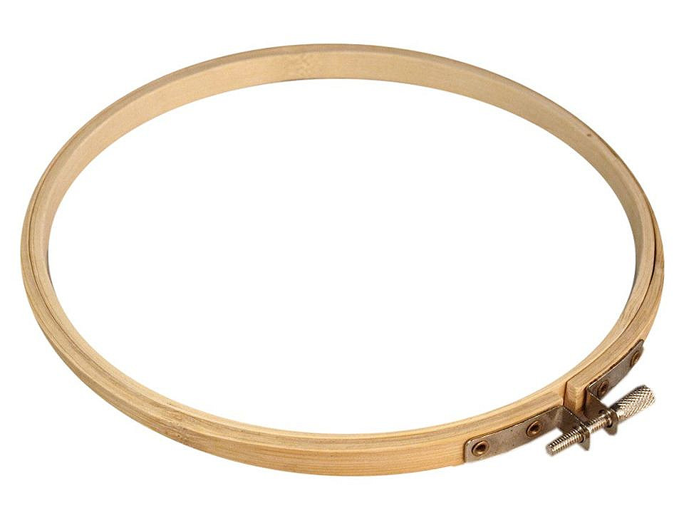 Gherghef broderie, ø19,7 cm - Bambus deschis (10 Bucăți)