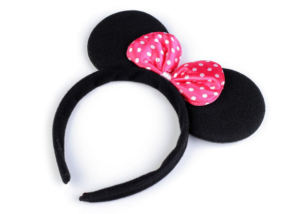 Cordeluță cu urechi minnie - Roz deschis (1 Bucată)