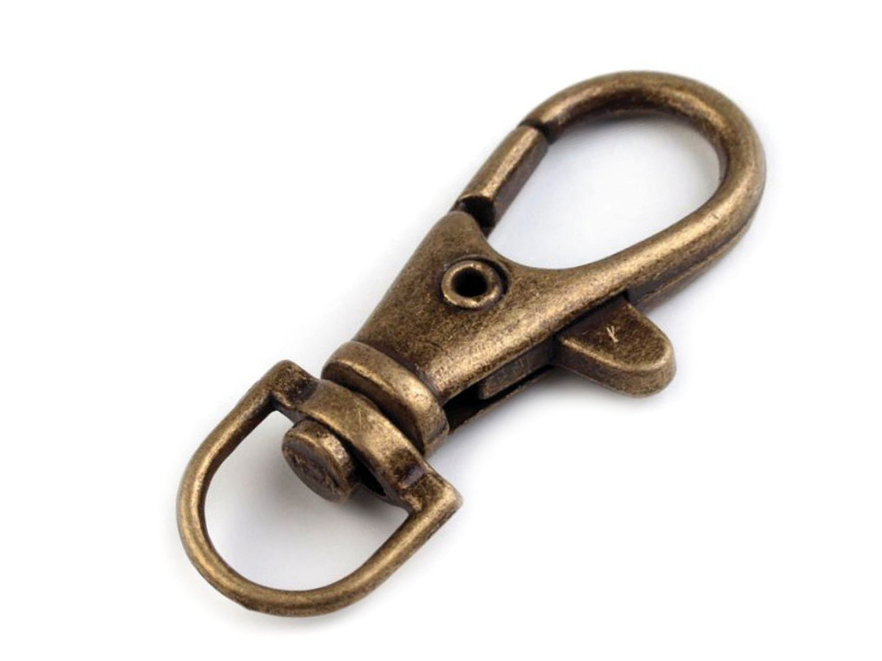 Carabină metalică pivotantă, orificiu 10 mm - Nichel negru (20 Bucăți)