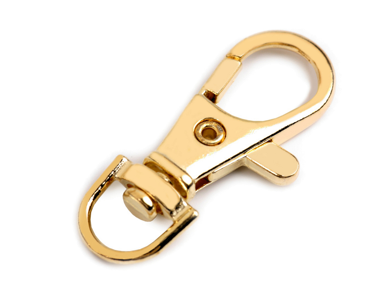 Carabină metalică pivotantă, orificiu 10 mm - Nichel negru (20 Bucăți)