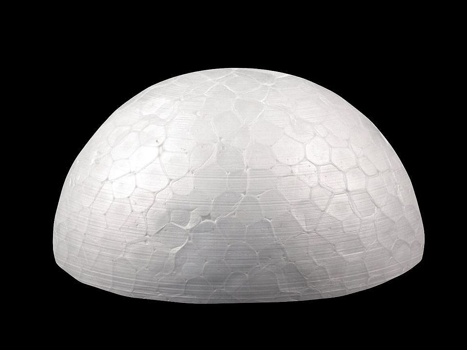 Semisferă polistiren, ø13 cm - Alb (1 Bucată)