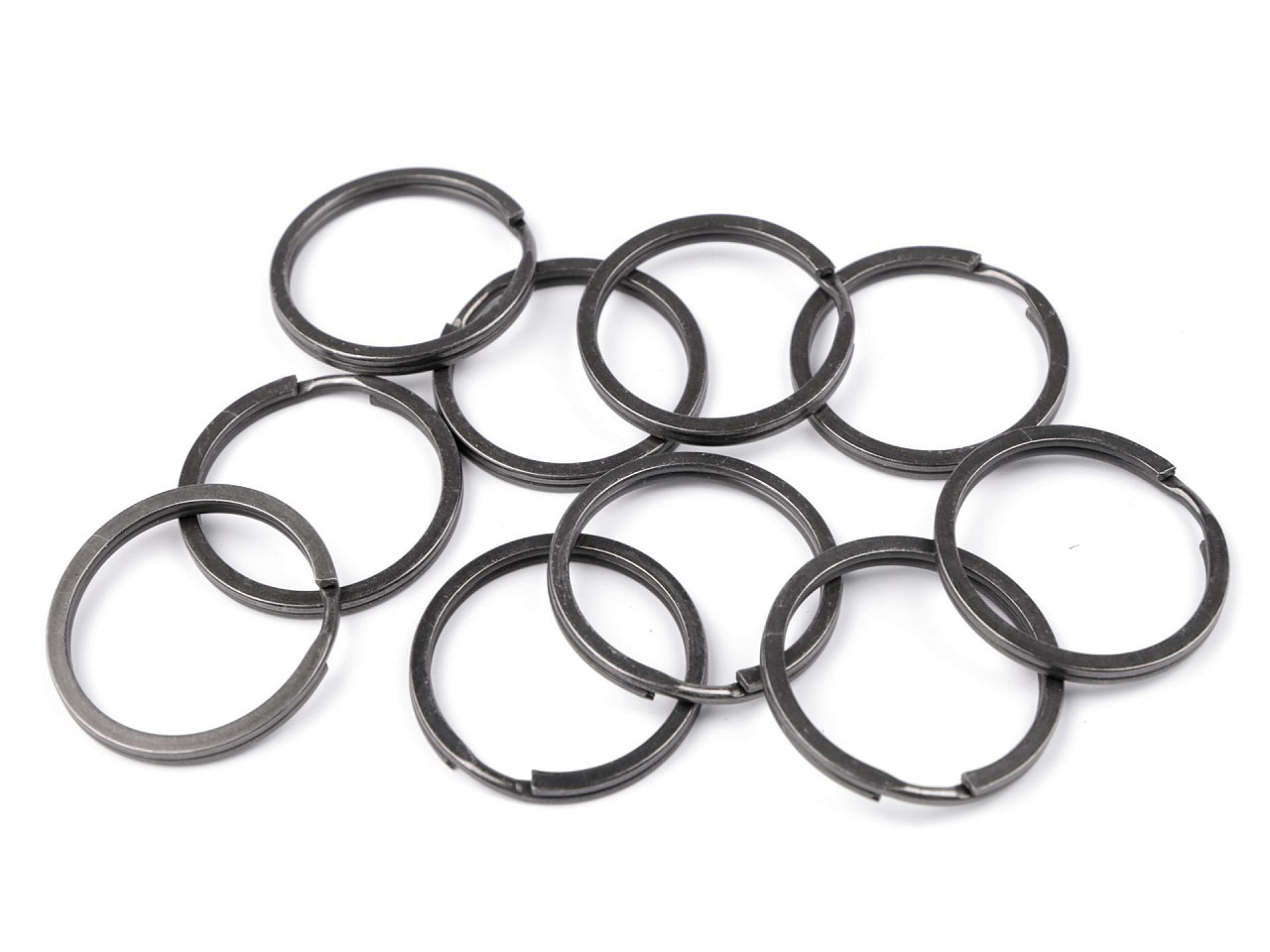 Inel metalic pentru chei, ø30 mm - Alamă antică (100 Bucăți)