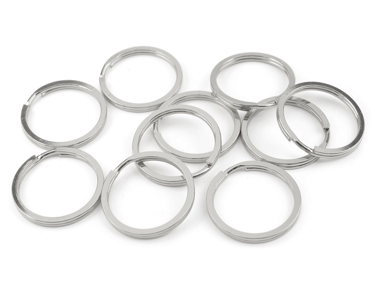 Inel metalic pentru chei, ø30 mm - Alamă antică (100 Bucăți)