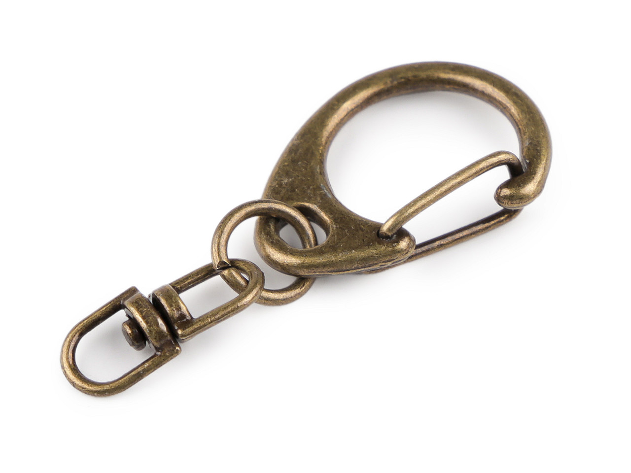 Carabină metalică pivotantă 18x40 mm - Nichel negru (10 Bucăți)