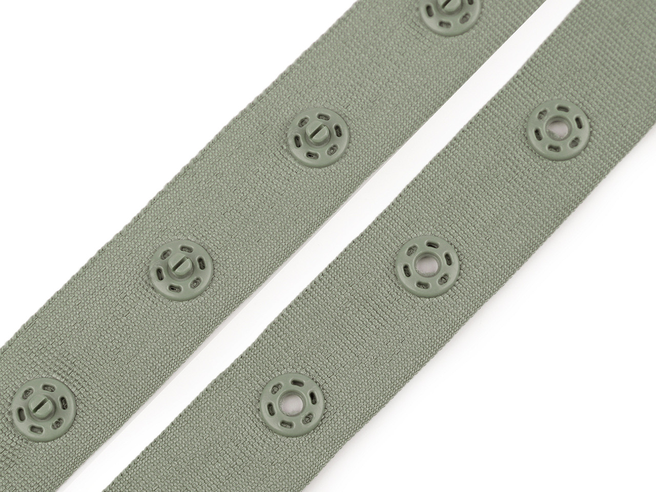 Bandă cu capse pentru confecții textile / body, lățime 18 mm - Nude (45 Metri) Bandă cu capse pentru confecții textile / body, lățime 18 mm - Nude (45 Metri)