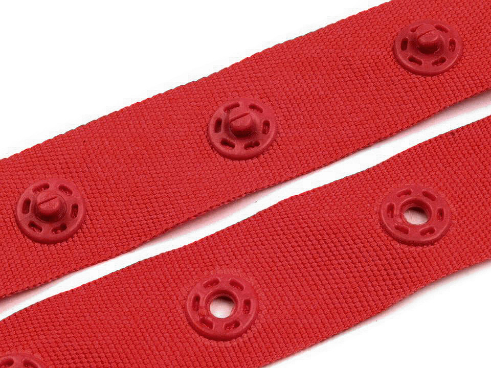 Bandă cu capse pentru confecții textile / body, lățime 18 mm - Nude (45 Metri) Bandă cu capse pentru confecții textile / body, lățime 18 mm - Nude (45 Metri)