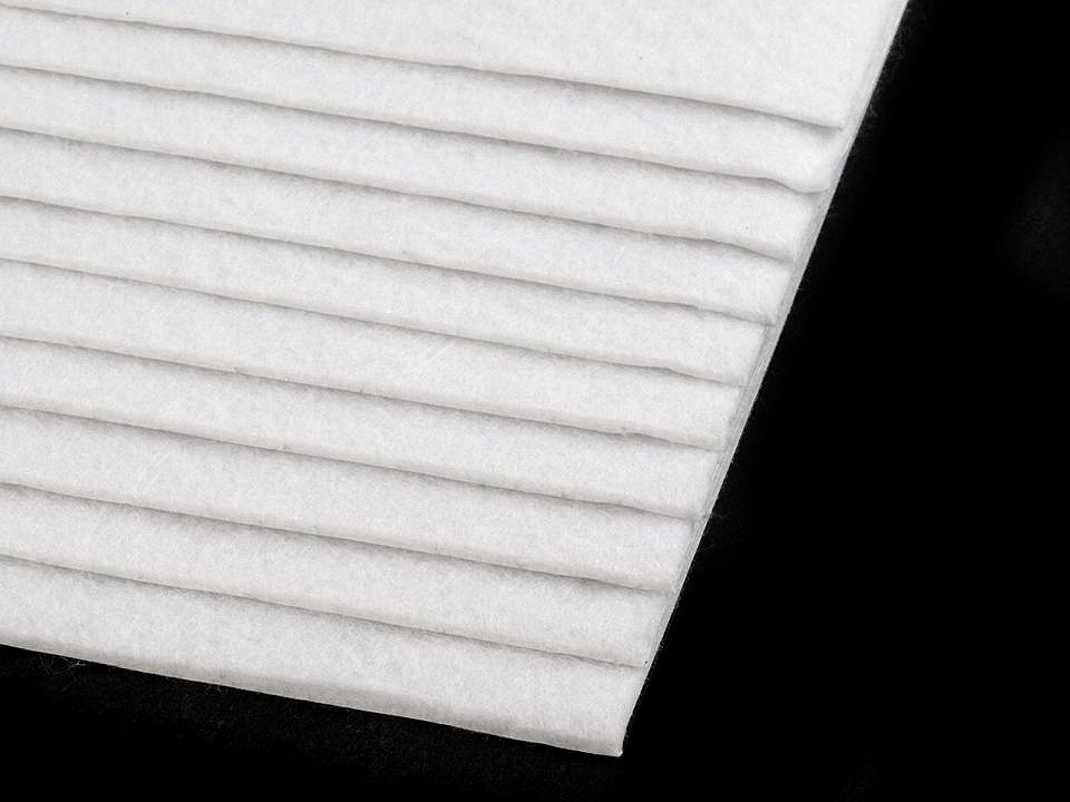 Coli fetru autoadezive, 20x30 cm - Mix (10 Bucăți)