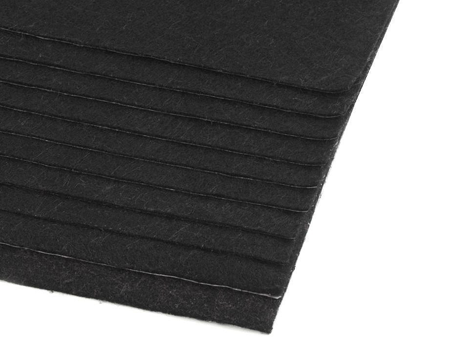 Coli fetru autoadezive, 20x30 cm - Mix (10 Bucăți)