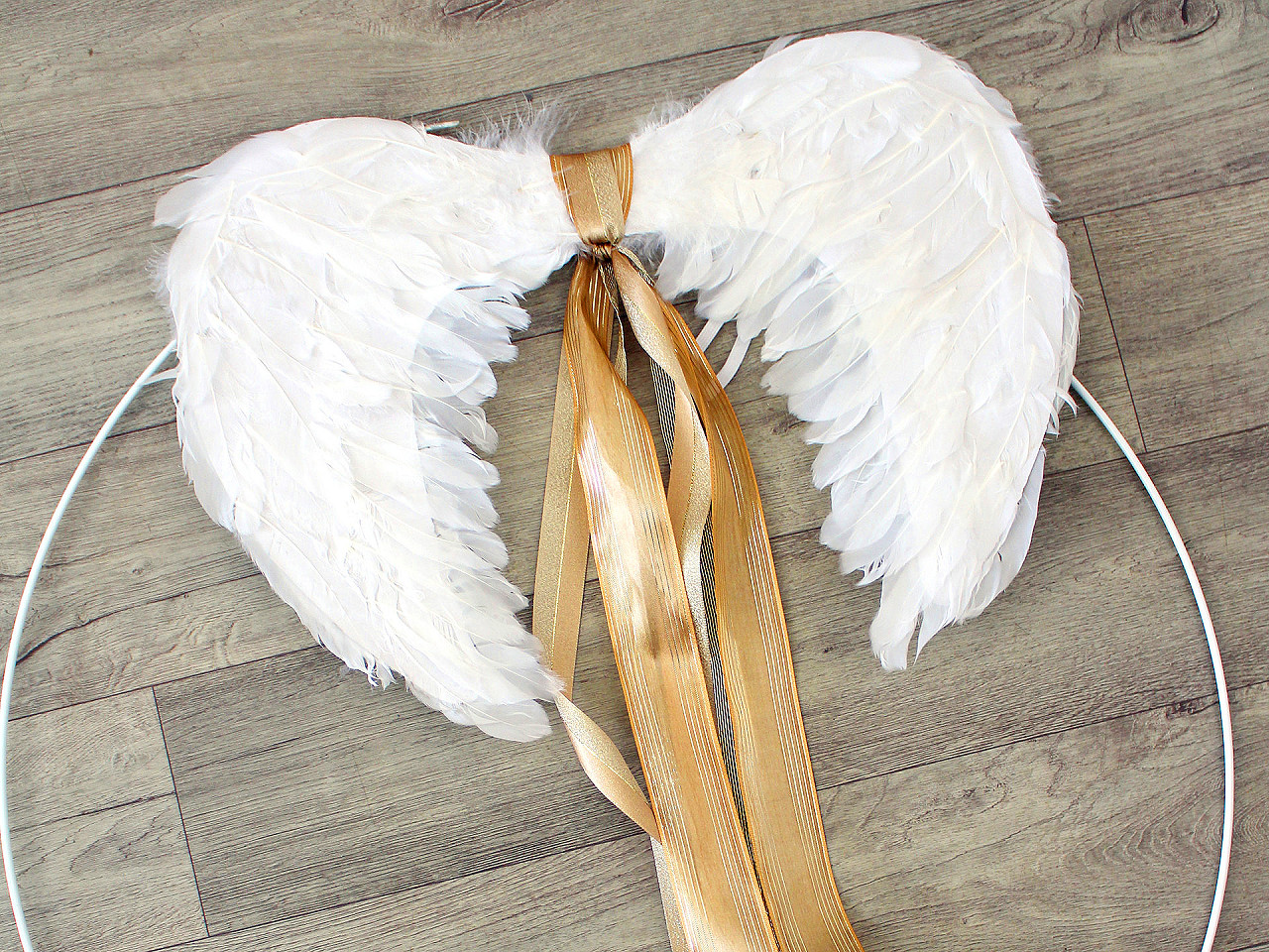 Aripi înger, 35x45 cm - Alb (1 Bucată)