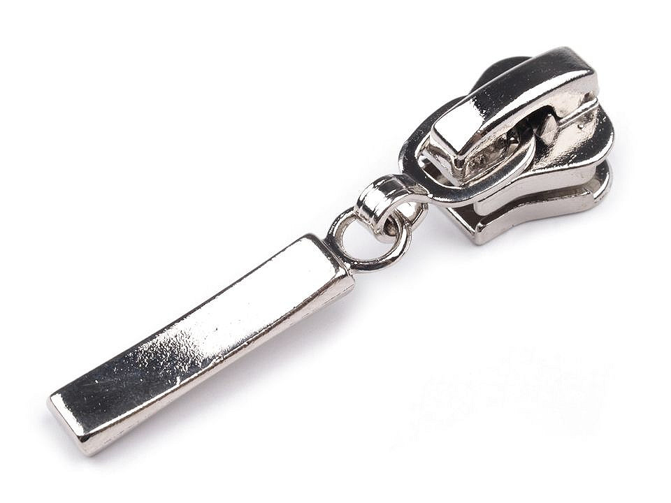 Cursor fermoar injectat, no 5 - Argintiu deschis (10 Bucăți)