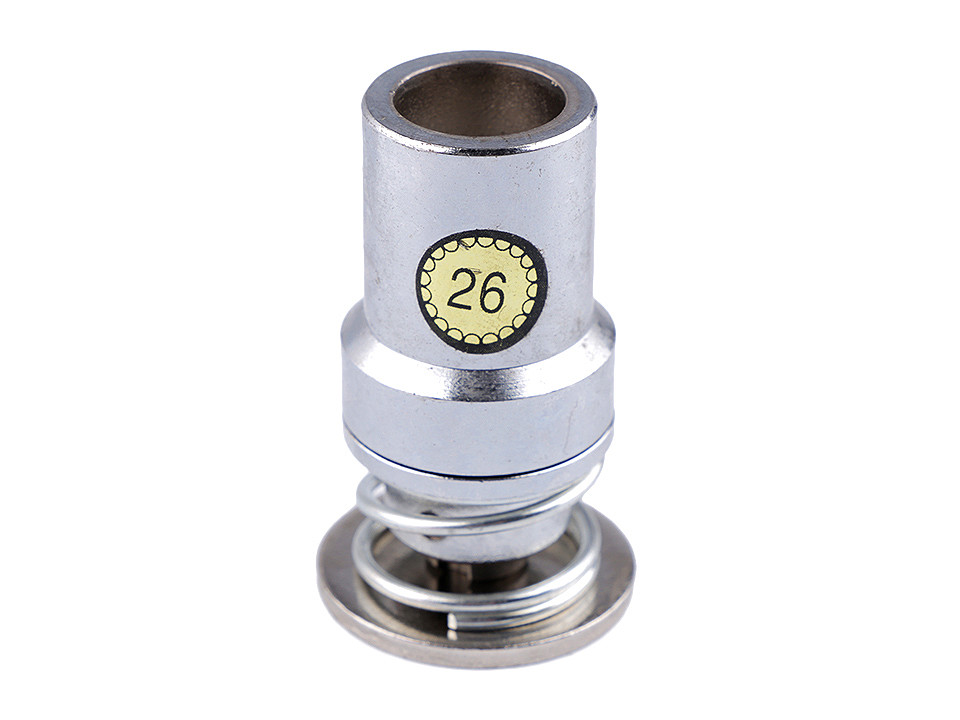 Matriță pentru îmbrăcat nasturi, 16", 18", 20", 24", 26", 28", 32", 36", 40", 44" - Nichel (1 Set)