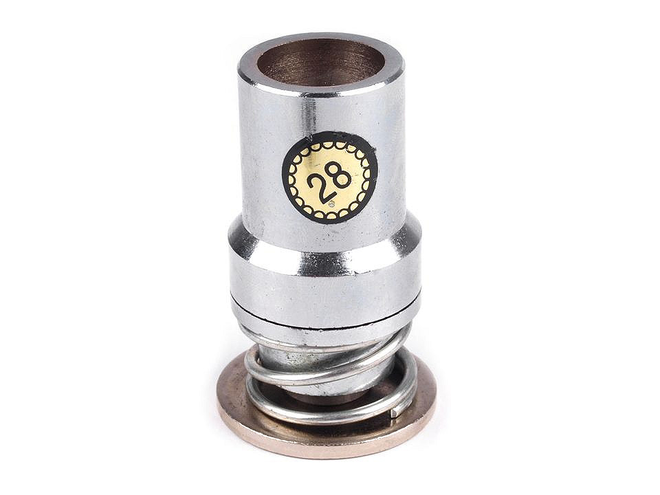 Matriță pentru îmbrăcat nasturi, 16", 18", 20", 24", 26", 28", 32", 36", 40", 44" - Nichel (1 Set)