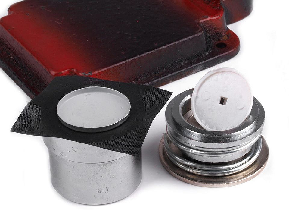 Matriță pentru îmbrăcat nasturi, 16", 18", 20", 24", 26", 28", 32", 36", 40", 44" - Nichel (1 Set)