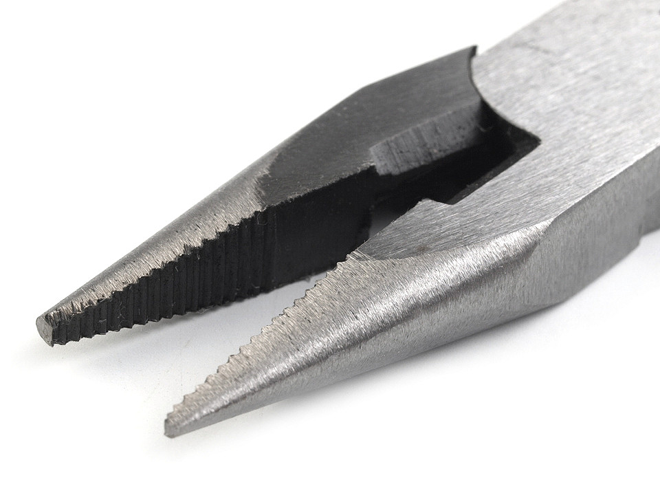 Clește cu vârf semirotund și tăiș, 125 mm - Negru (1 Bucată)