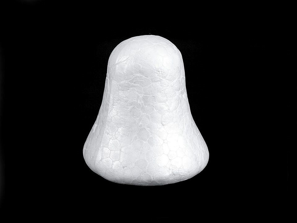 Clopoțel din polistiren, 4,5x5 cm - Alb (20 Bucăți)