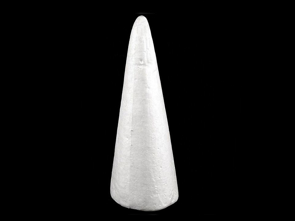 Con polistiren, 9,5x24 cm - Alb (1 Bucată)