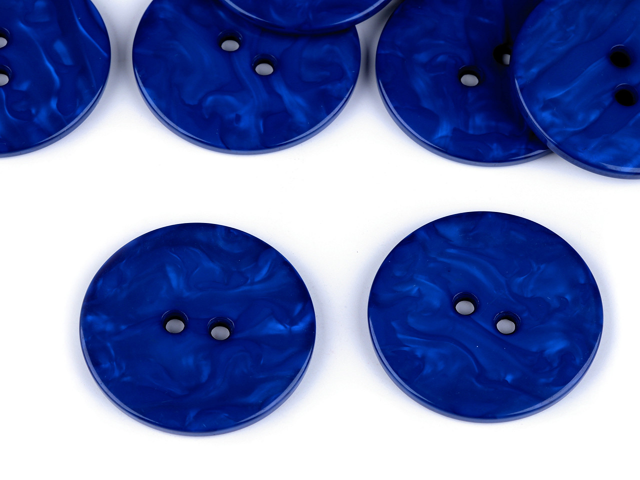 Nasturi sidefați, mărimea 60" - Negru (20 Bucăți)