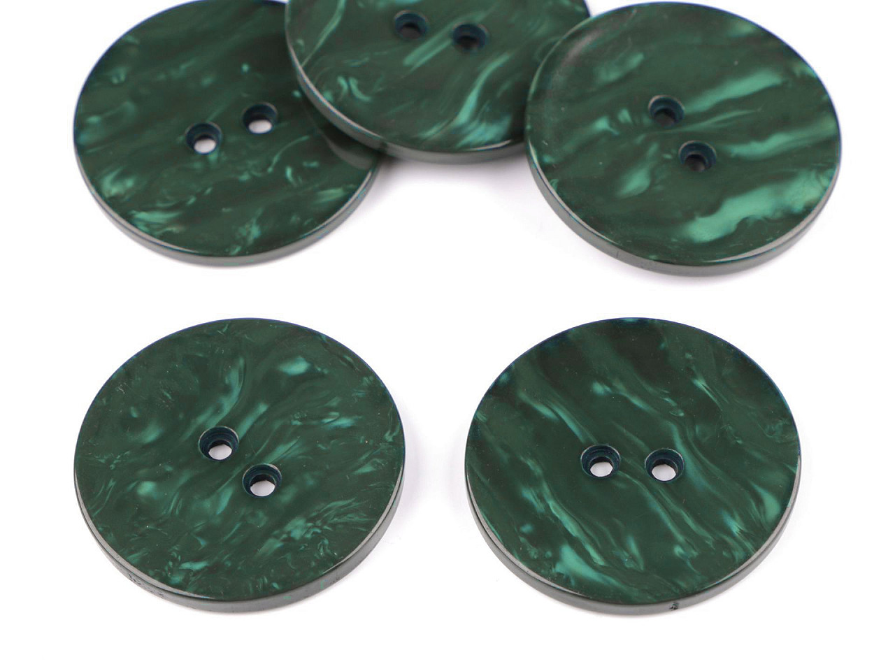 Nasturi sidefați, mărimea 60" - Negru (20 Bucăți)