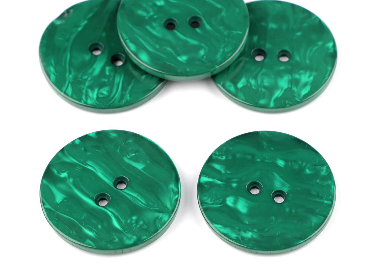 Nasturi sidefați, mărimea 60" - Negru (20 Bucăți)