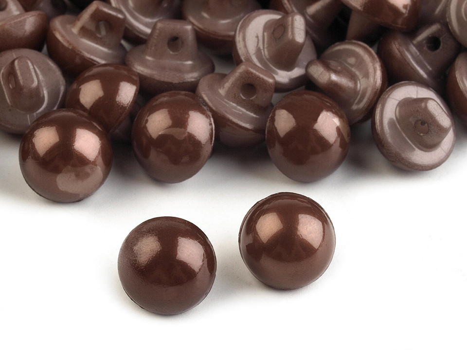 Nasture / ochi pentru jucării, ø9 mm - Negru (20 Bucăți)