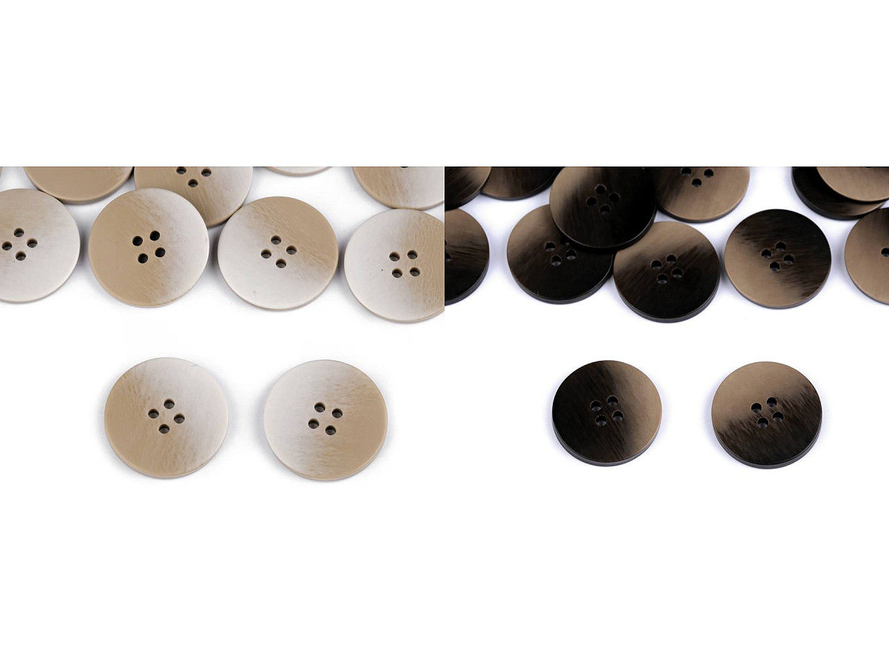 Nasturi ombre 34", 40", 44" - Bej deschis (50 Bucăți)