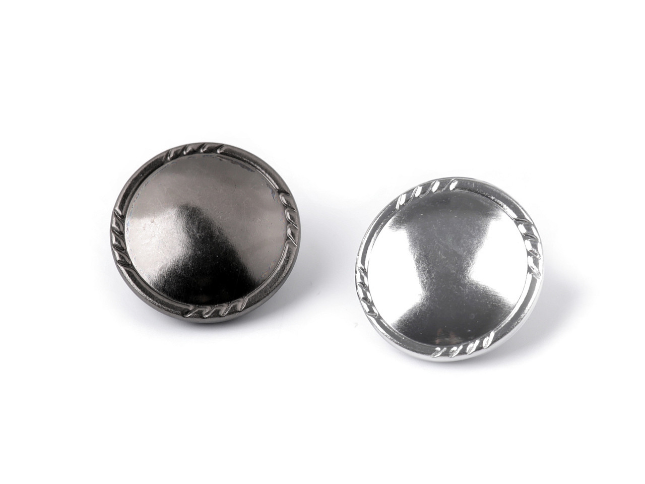 Nasture metalic dimensiune 30" - Nichel negru (5 Bucăți)