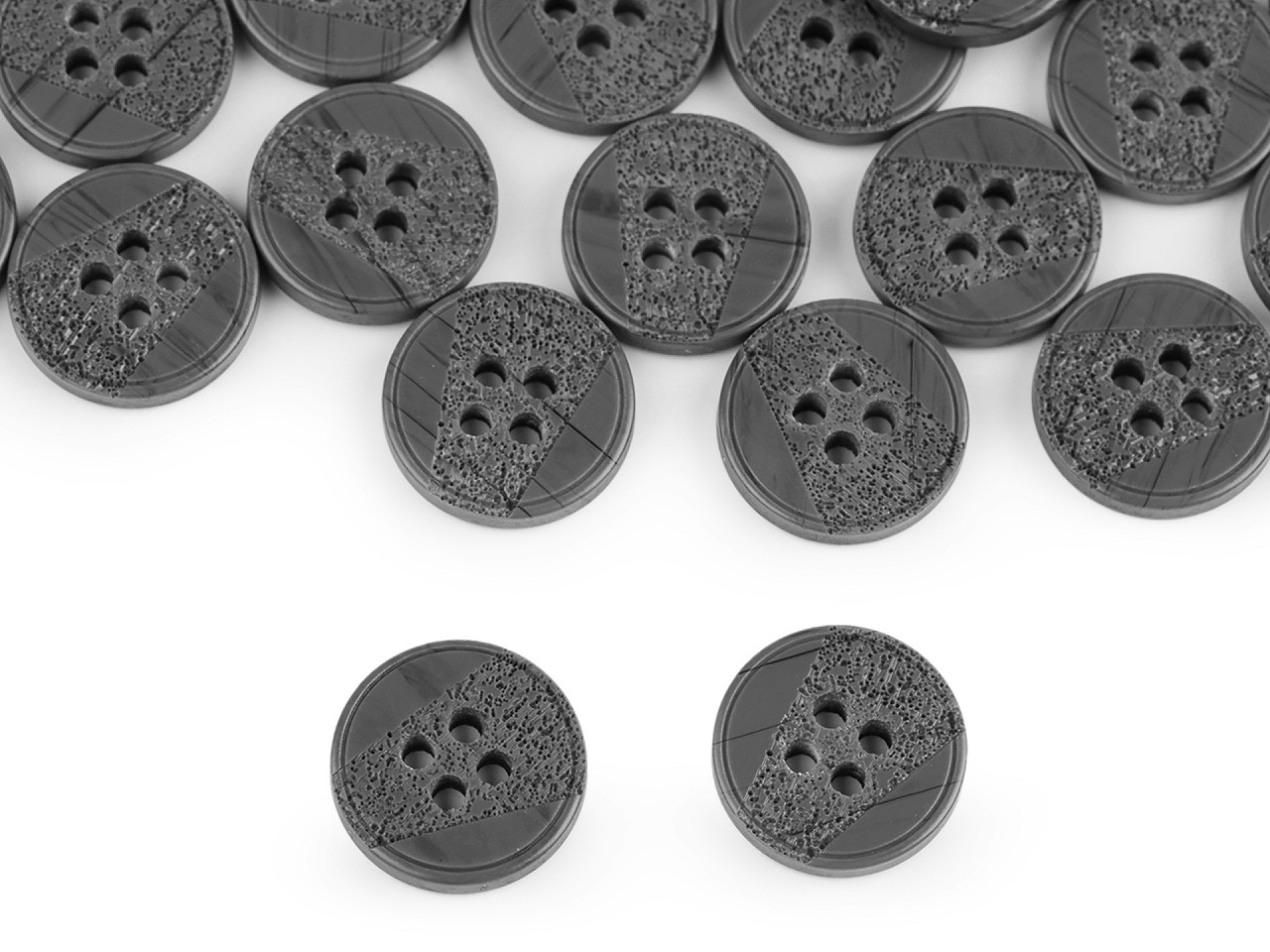 Nasturi decor laser 24", 28", 32", 36" - Gri neutral (50 Bucăți)