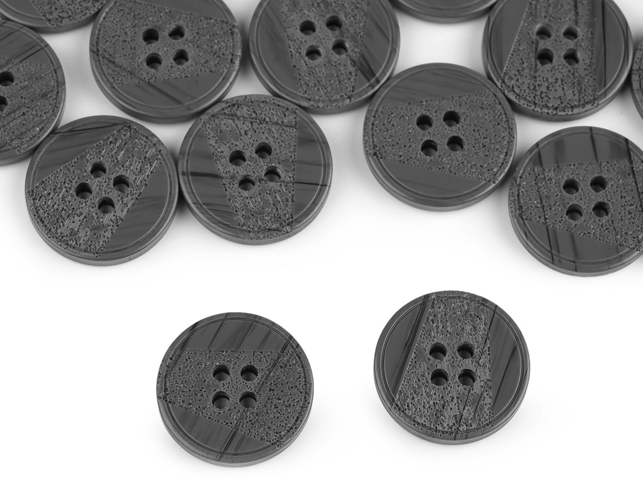 Nasturi decor laser 24", 28", 32", 36" - Gri neutral (50 Bucăți)