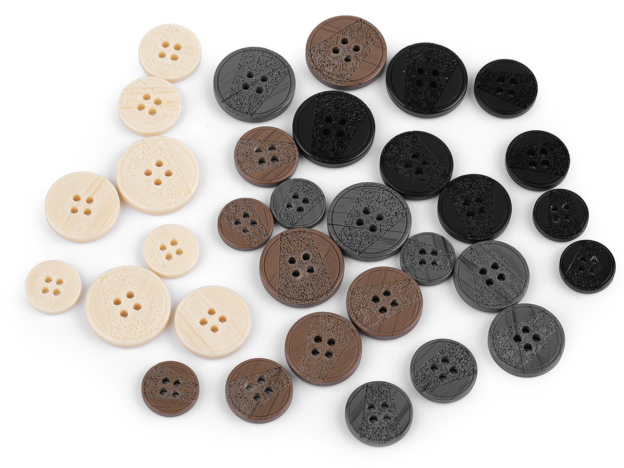 Nasturi decor laser 24", 28", 32", 36" - Gri neutral (50 Bucăți)