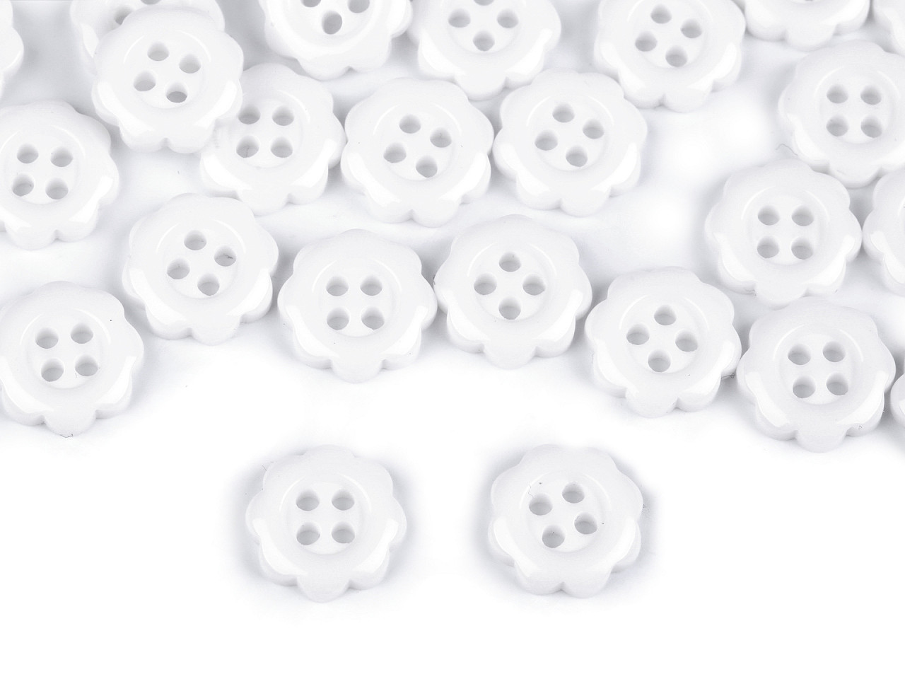 Nasturi floare 20" - Roșu (100 Bucăți)