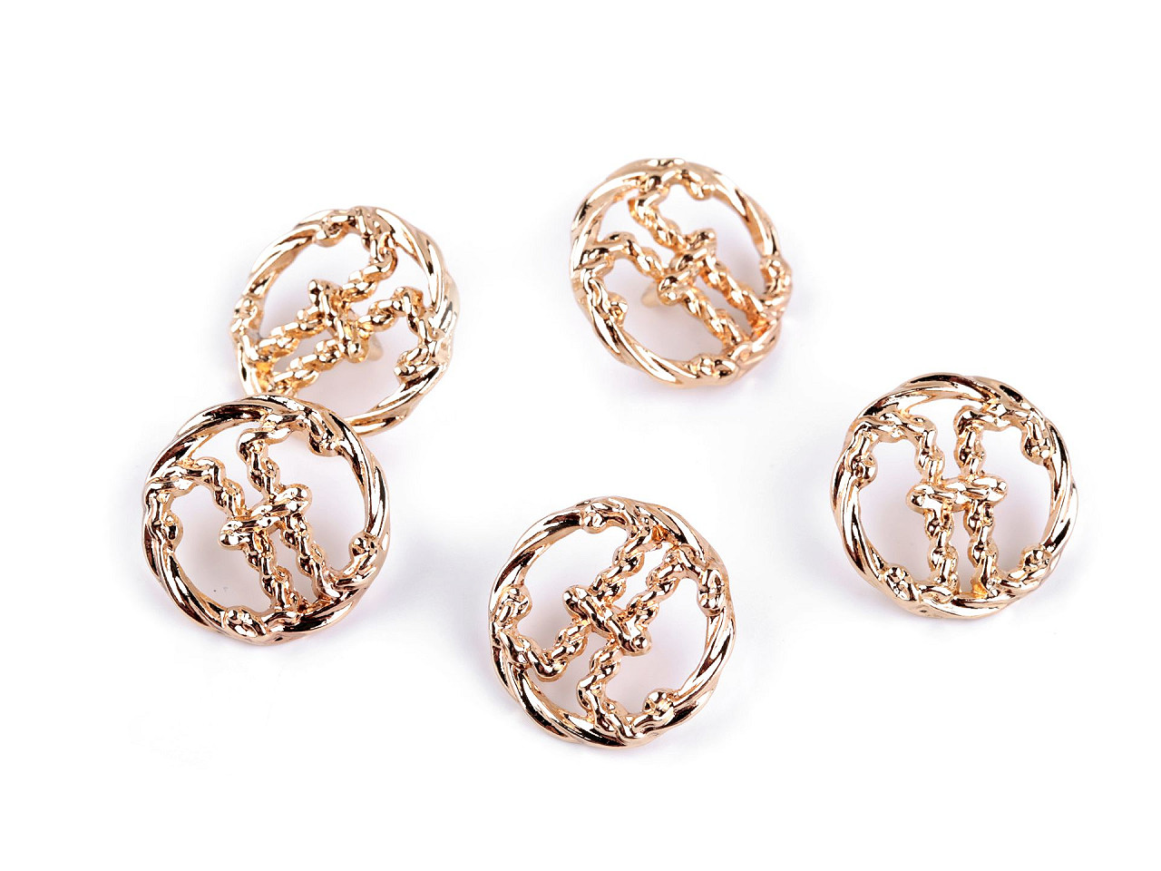 Nasture metalic dimensiune 24"; 32"; 38" - Alamă antică (5 Bucăți)