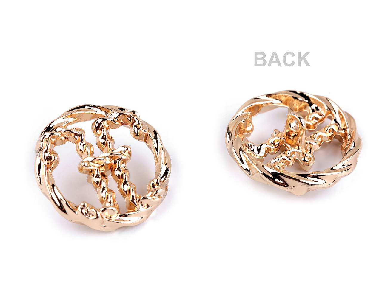 Nasture metalic dimensiune 24"; 32"; 38" - Alamă antică (5 Bucăți)