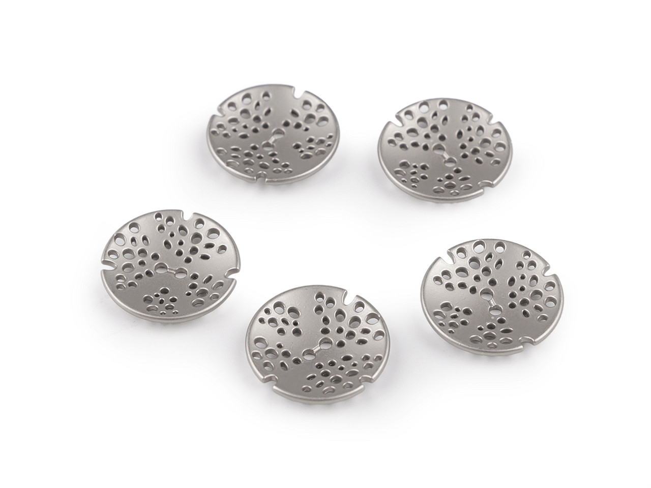 Nasture metalic design dimensiune 32", 48" - Nichel (5 Bucăți)