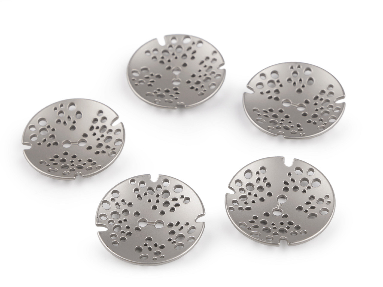 Nasture metalic design dimensiune 32", 48" - Nichel (5 Bucăți)