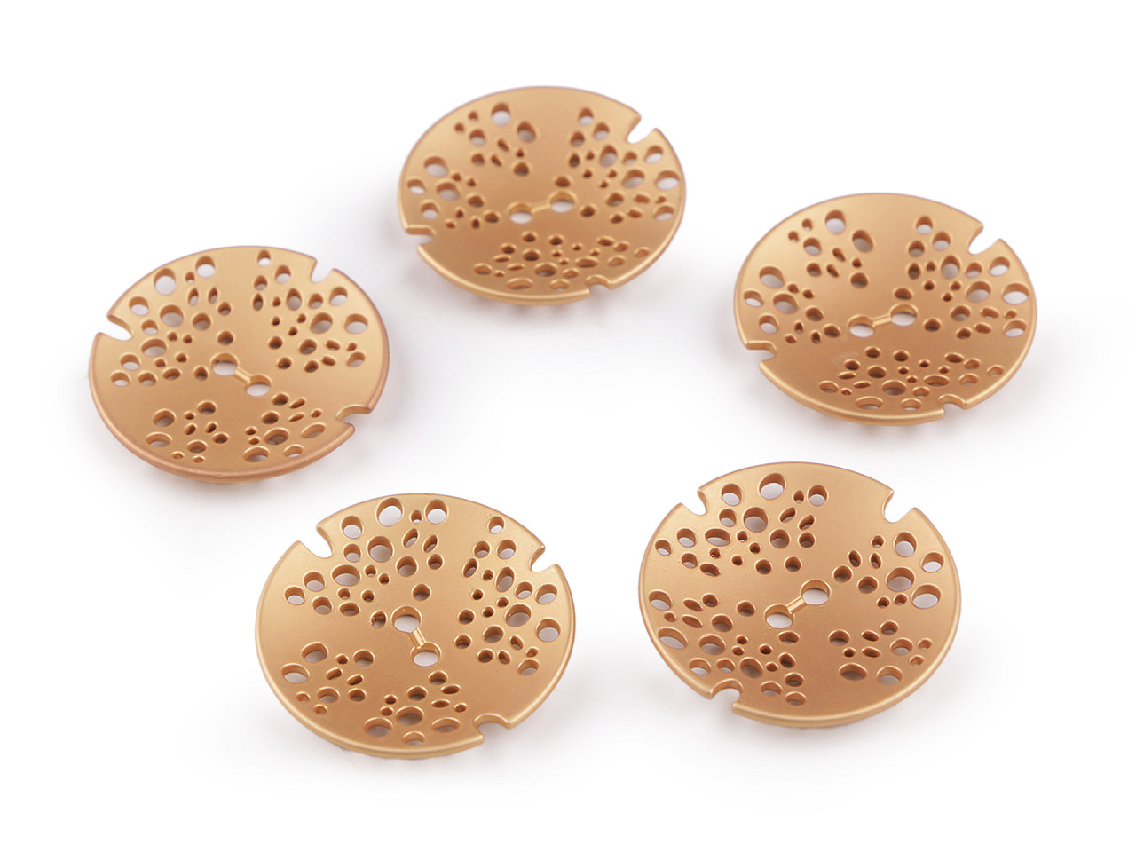 Nasture metalic design dimensiune 32", 48" - Nichel (5 Bucăți)