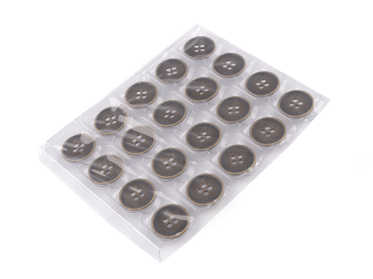 Nasture metalic dimensiune 28" - Nichel negru (5 Bucăți)