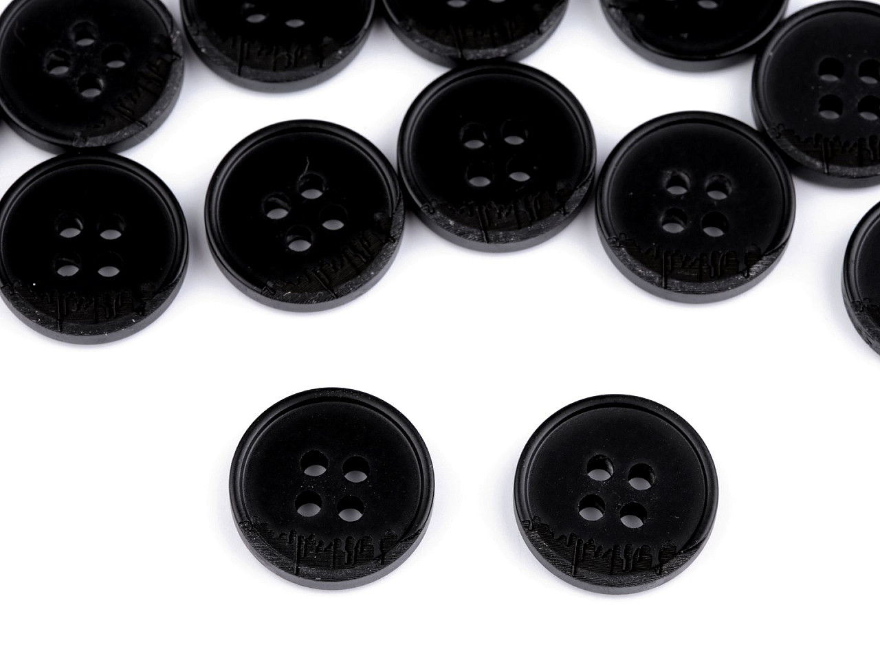 Nasturi costume 24", 28", 32", 36", 40" - Negru (20 Bucăți)