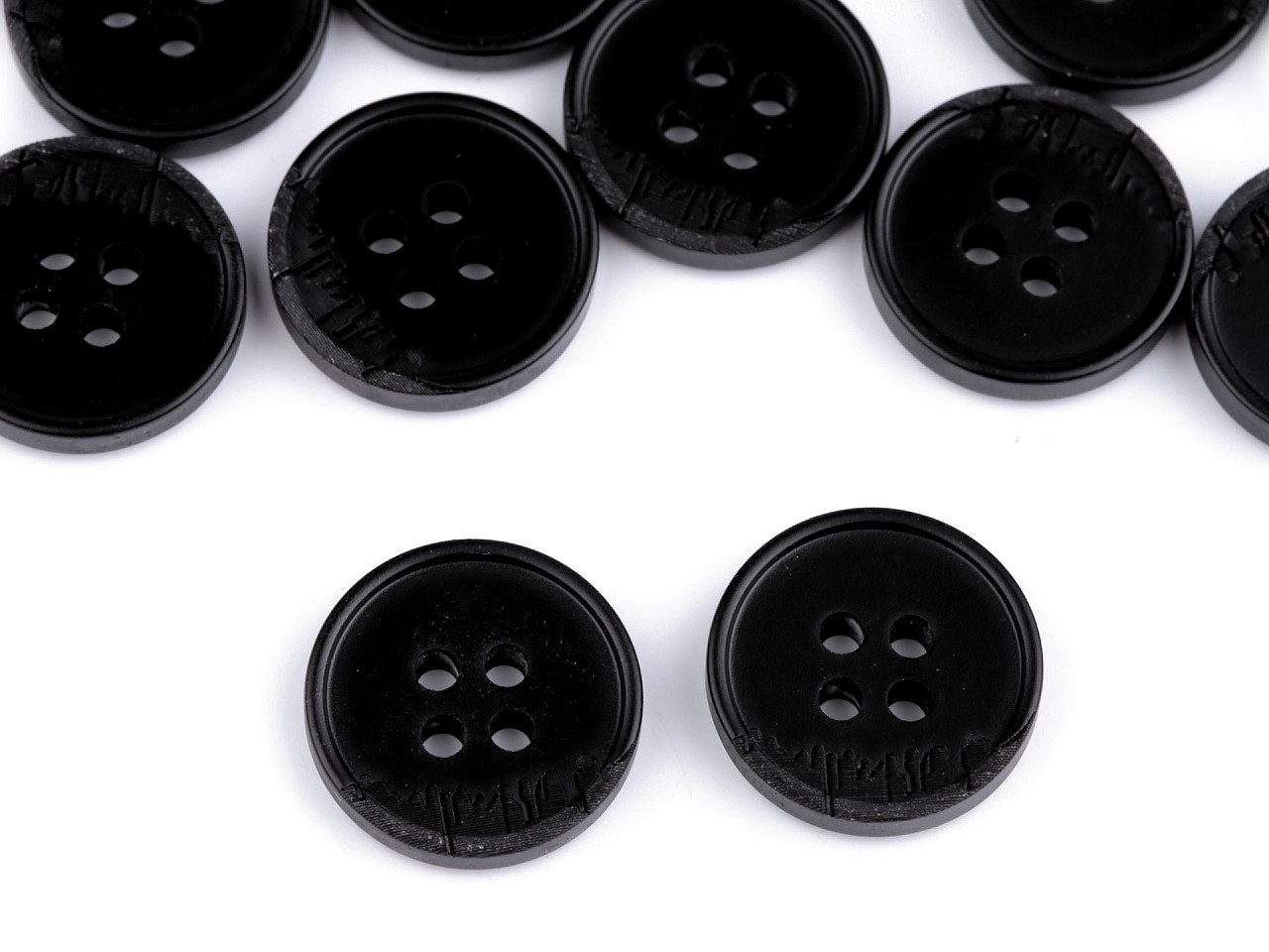Nasturi costume 24", 28", 32", 36", 40" - Negru (20 Bucăți)