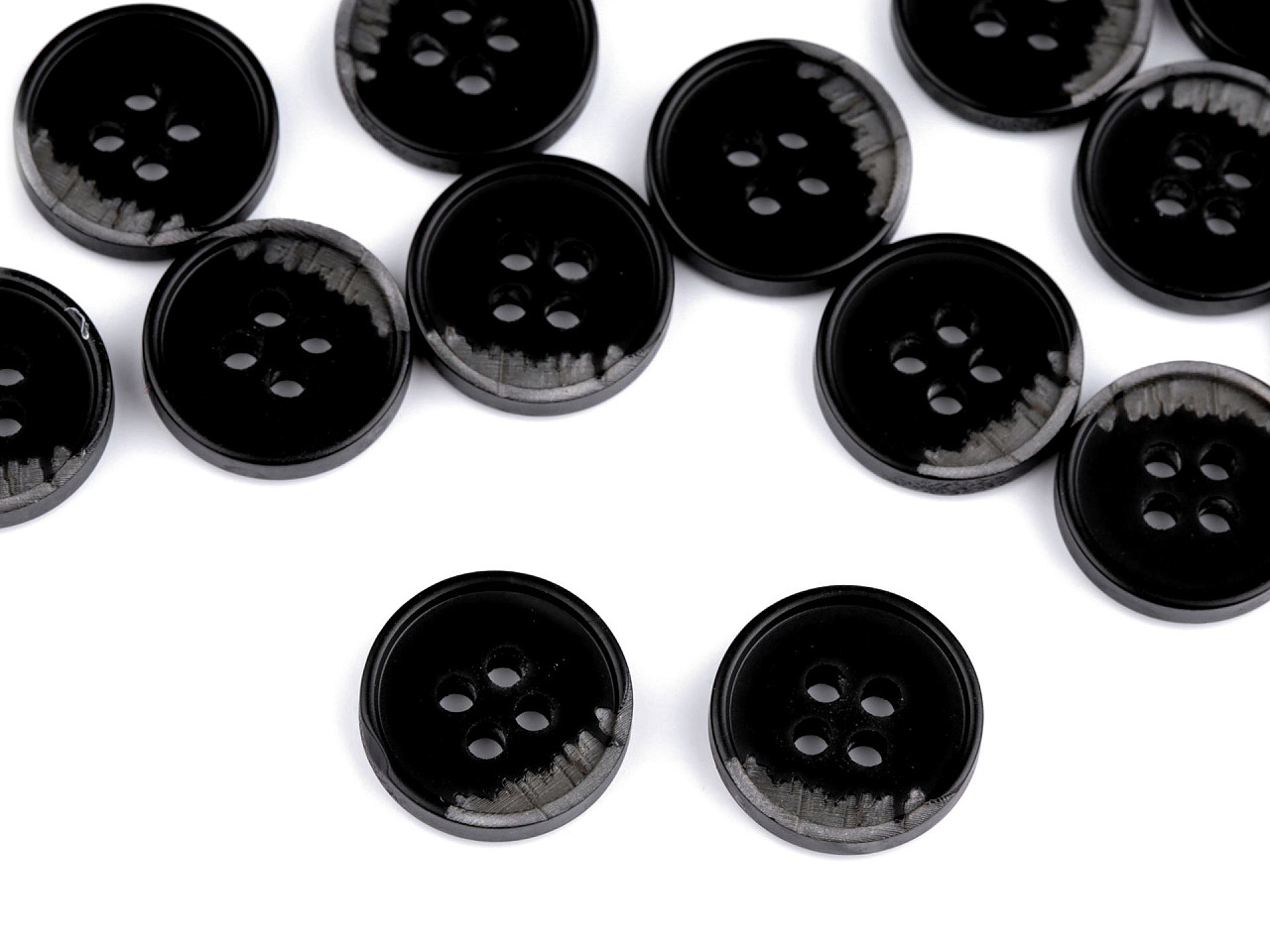 Nasturi costume 24", 28", 32", 36", 40" - Negru (20 Bucăți)