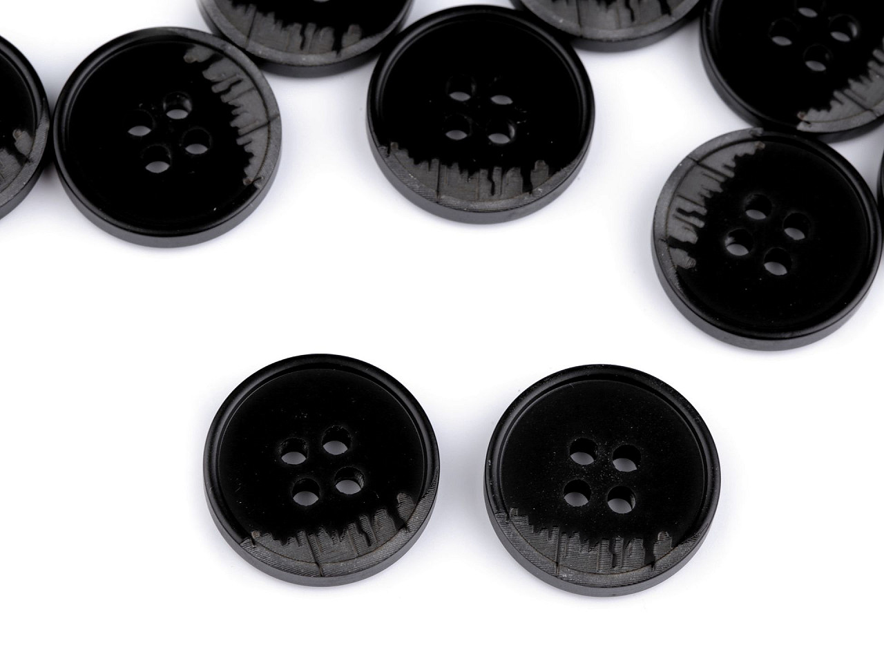 Nasturi costume 24", 28", 32", 36", 40" - Negru (20 Bucăți)