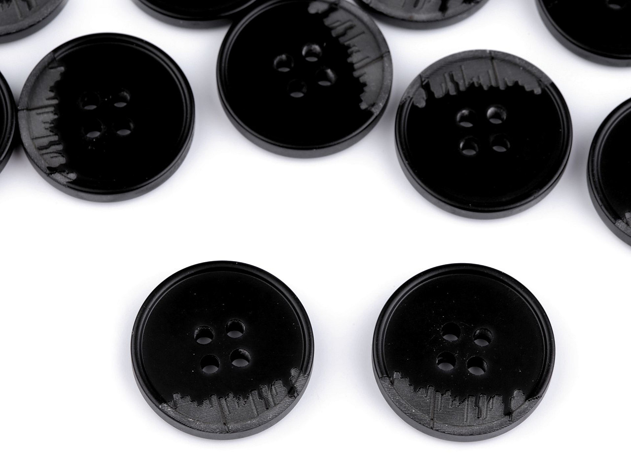 Nasturi costume 24", 28", 32", 36", 40" - Negru (20 Bucăți)