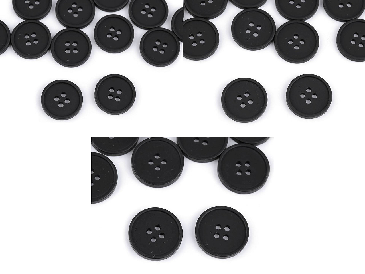 Nasturi 24", 28", 32", 36" - Negru (20 Bucăți)