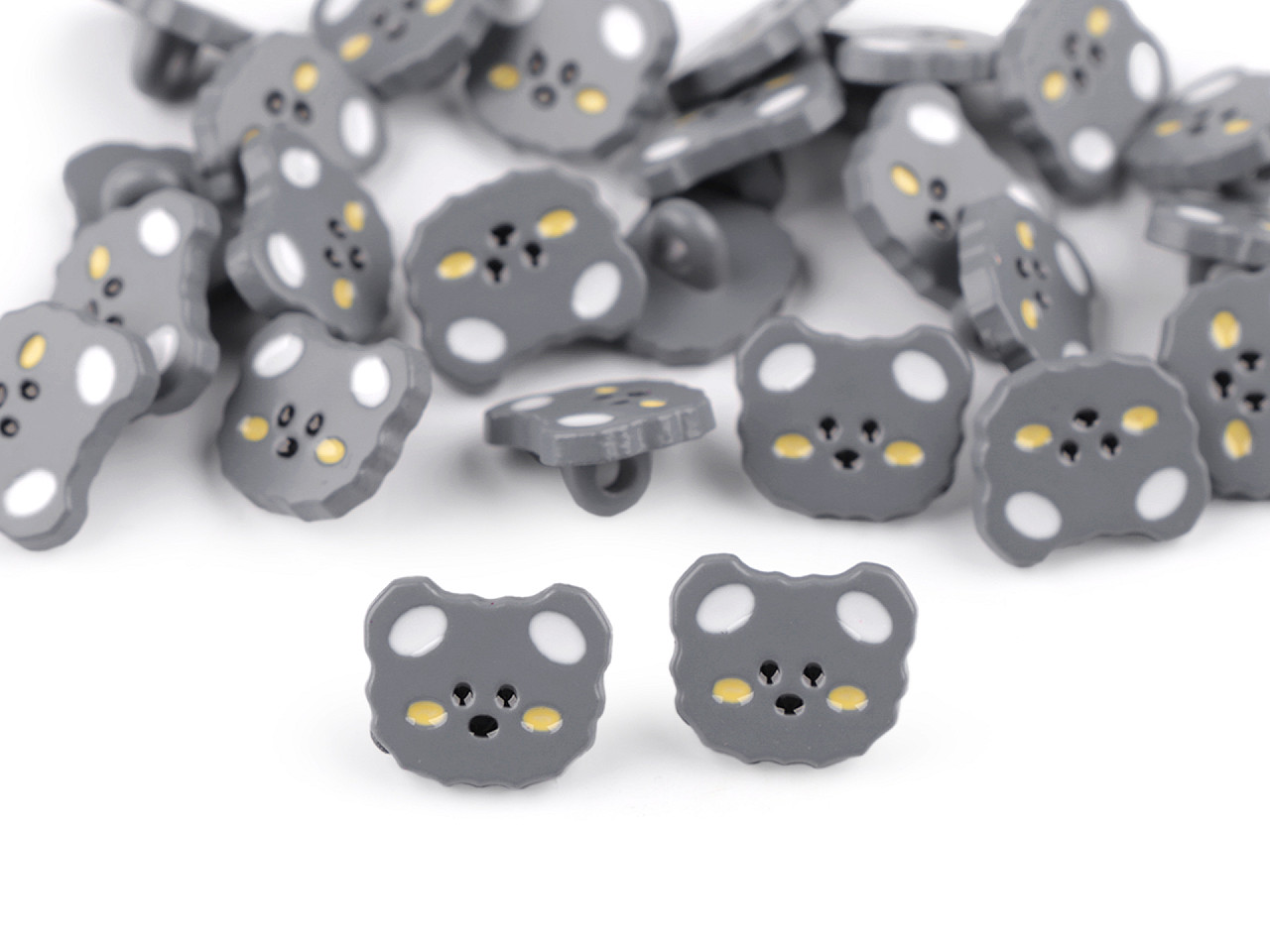 Nasturi copii ursulet 24". - Gri neutral (25 Bucăți)