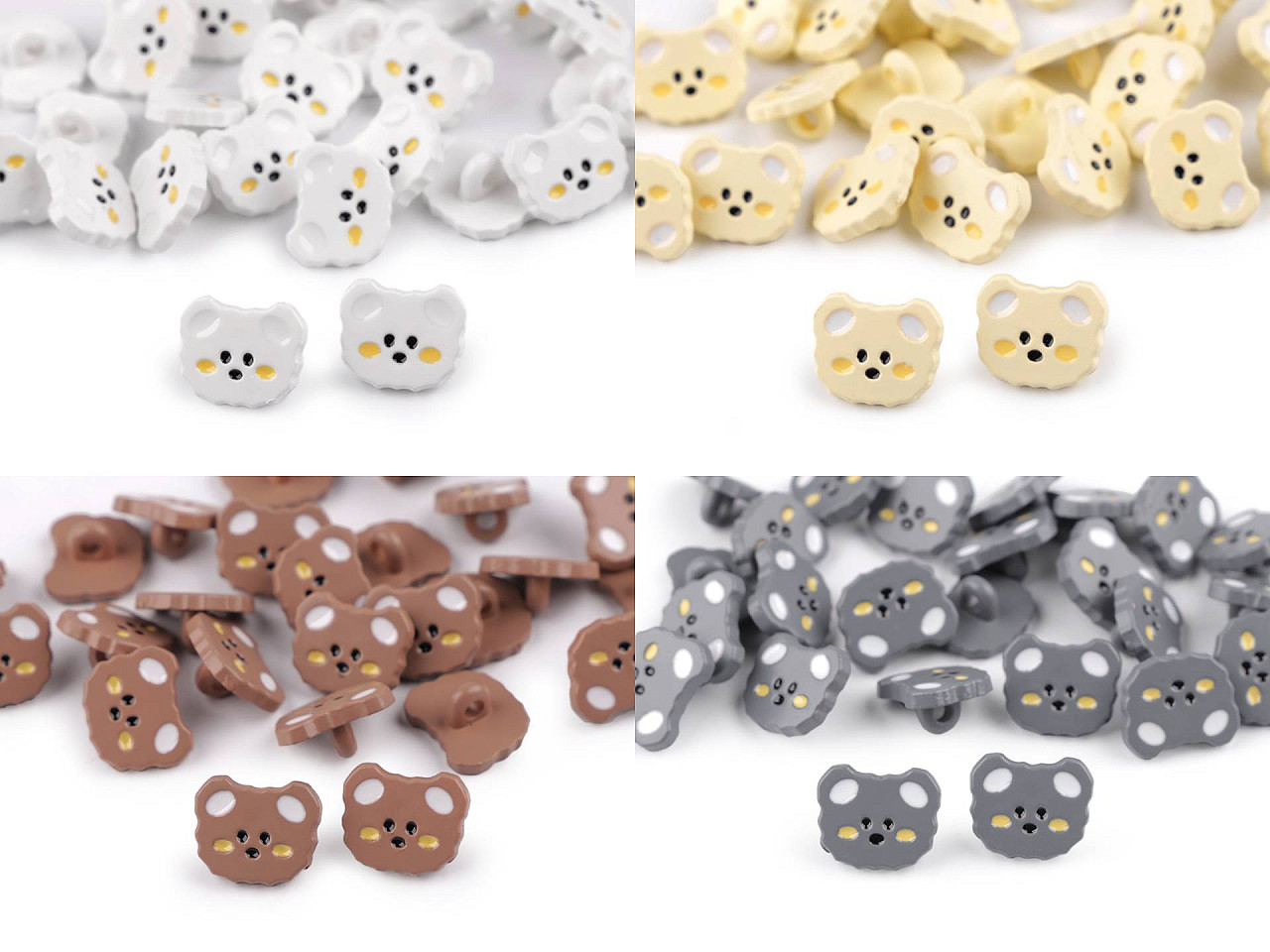 Nasturi copii ursulet 24". - Gri neutral (25 Bucăți)