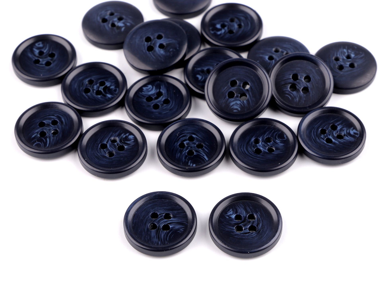 Nasturi costum 24", 28", 32", 36", 40" - Albastru închis (20 Bucăți)